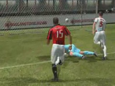 Lob Adriano sur Action Collective PES 2008