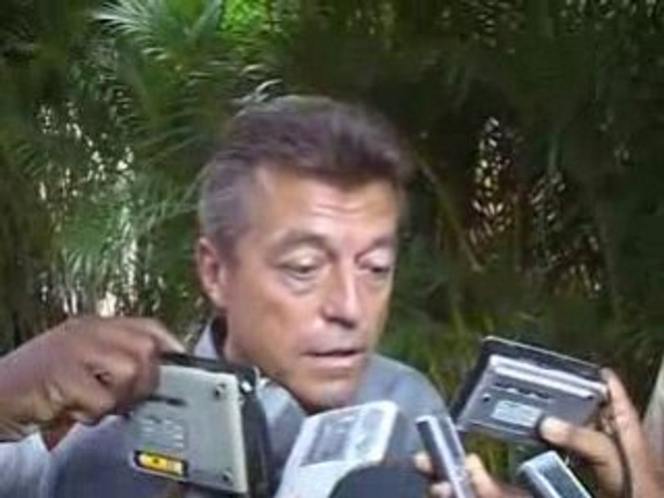 Visite de M. Joyandet en Haïti (septembre 2008)