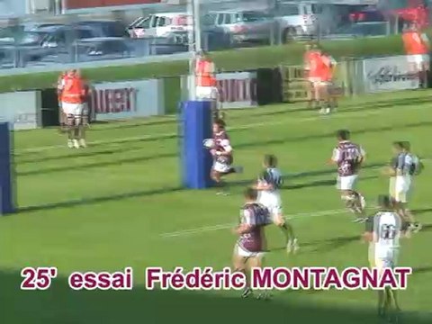 MATCH AMICAL UNION LA ROCHELLE essai F MONTAGNAT