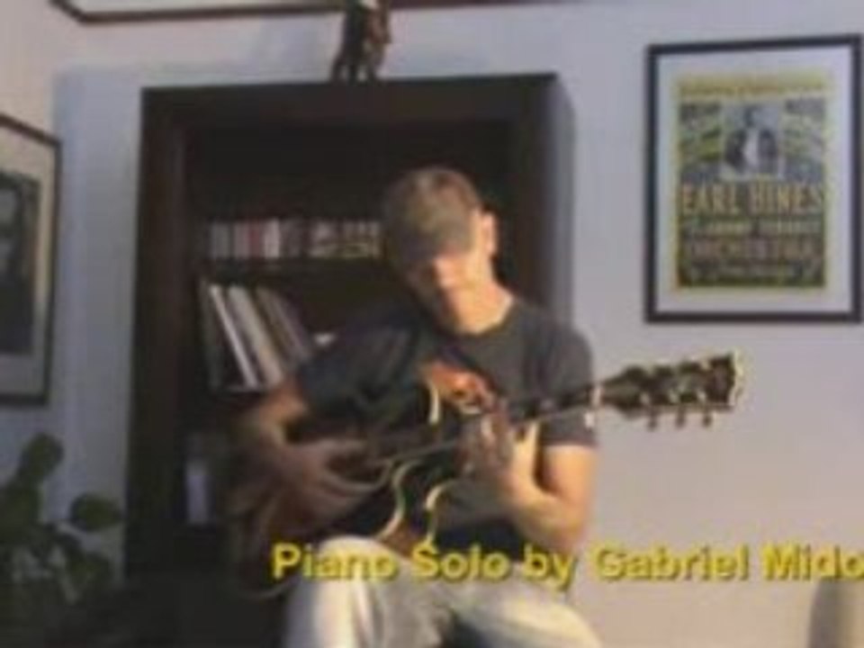 Guitare Jazz A night in Tunisia guitar Christophe de villa G