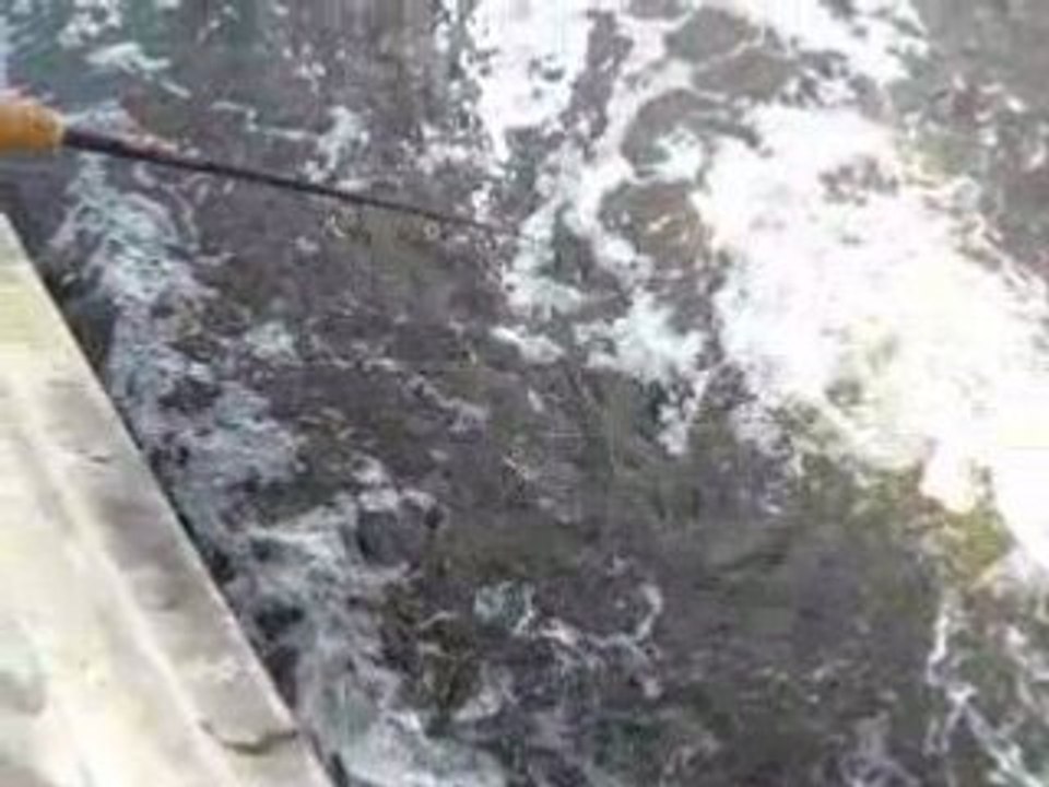 Caro sa première pêche depuis longtemps