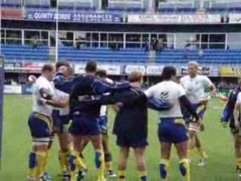 Echauffement ASM-STADE TOULOUSAIN