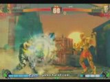 Street Fighter 4 : Dhalsim vs Guile