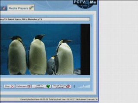 PCTV4Me - Worldwide internet radio and internet television