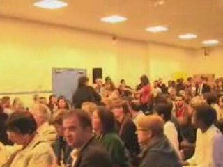 Réunion publique dans le XIXe