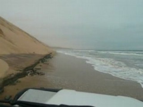 Entre les dunes et la mer a Sandwich Harbour - Namibie