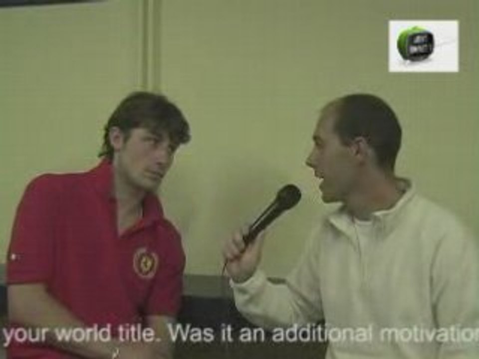 Interview de Brian JOUBERT (sous titrée en Anglais)