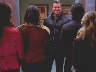 Derek's awkward elevator ride - Grey's Anatomy SO FUNNY!!!
