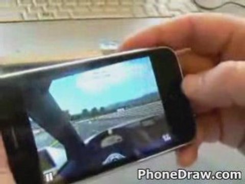 DEMO of new 3G iPhone 3D RACING game (iPhone 3G Apps Games)