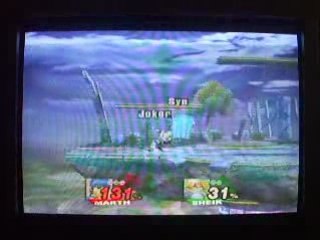 SSBB - Syn (Marth) VS Joker (Sheik)
