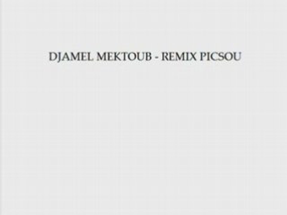 DJAMEL MEKTOUB - REMIX PICSOU