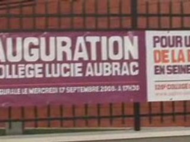 Inauguration collège Lucie Aubrac Livry-Gargan