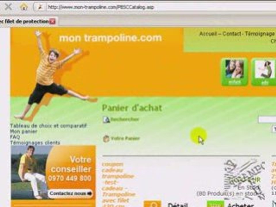 Achat trampoline anniversaire