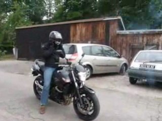 Ca y est, c'est reparti.....Il est fier !