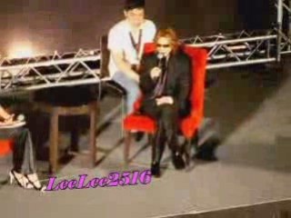 [Fan Cam] X-Japan Press Conference In Thailand 18 Sep 08