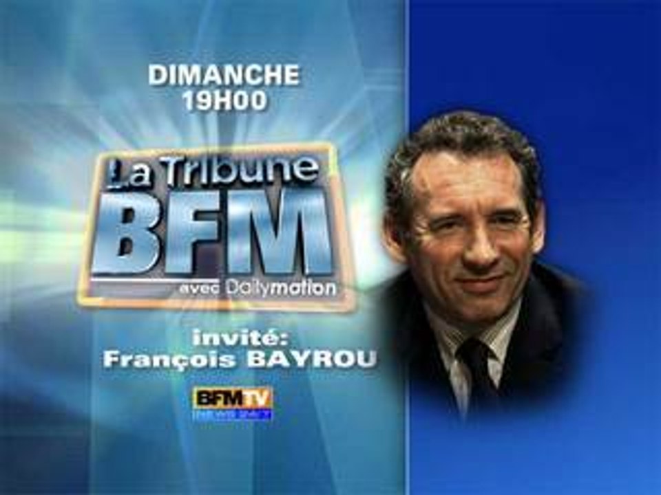 LA TRIBUNE FRANCOIS BAYROU
