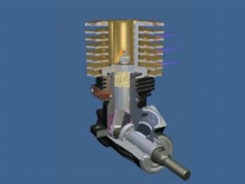 Fonctionnement d'un moteur thermique RC