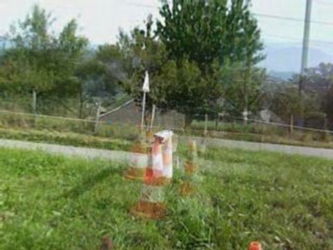 Scéance à pied avec du saut