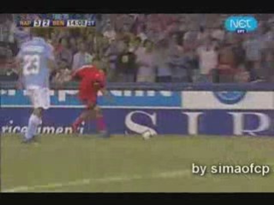Naples 3-2 benfica. luisao