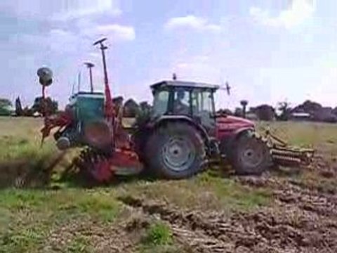 Semis de Colza en combiné sur SAME Silver 100.4