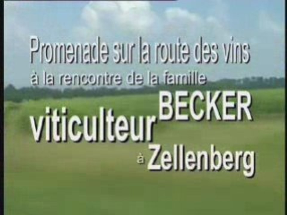 ZELLENBERG VITICULTEUR BECKER