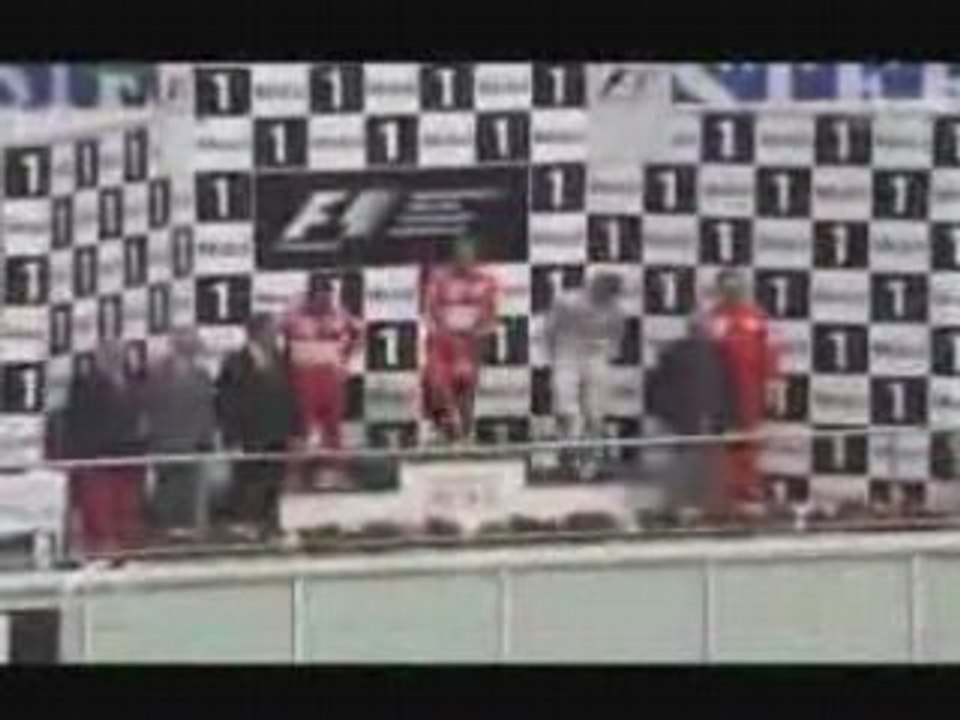 raikkonen & schumacher danse
