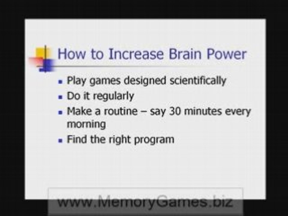 Increase Brain Power
