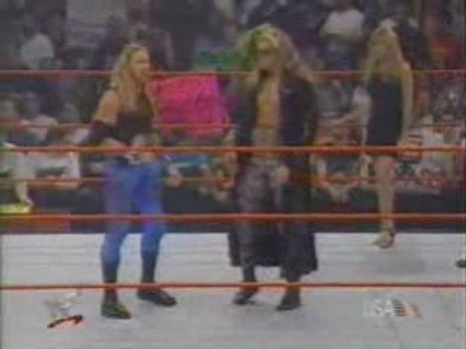 Edge and Christian Protest Their match