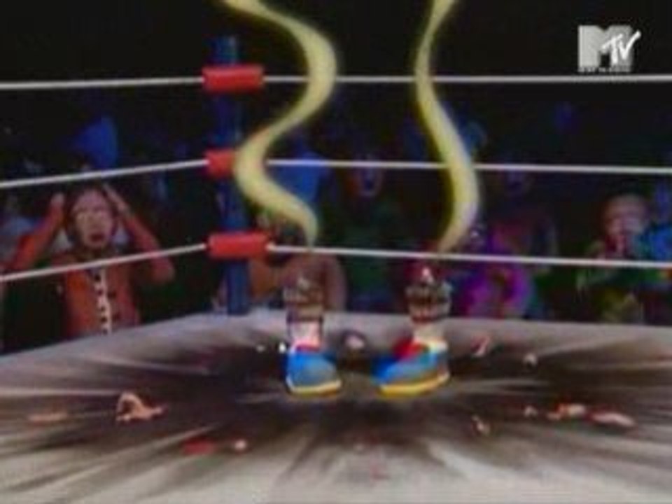 Celebrity deathmatch- schwarzenegger vs silvester stallone