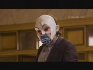 The Dark Kinght : Clown masks ( Comcast )