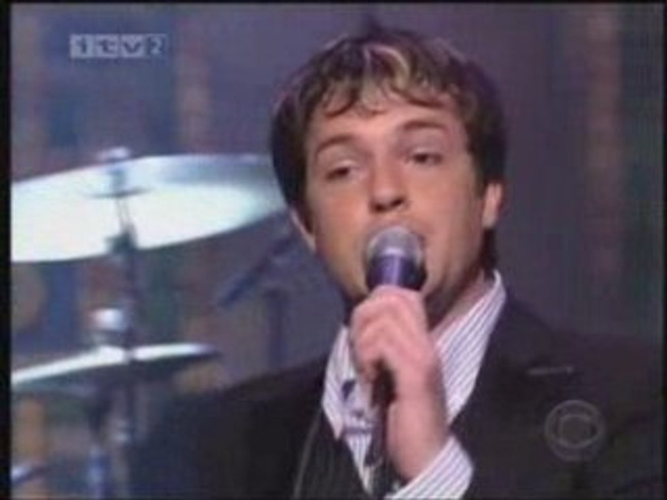 The Killers - Somebody Told Me(Live-David Letterman)