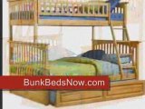 Columbia Twin over Full Bunk Beds - Natural Maple