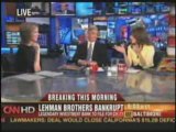 Two Guys Make Out CNN Lehman Brothers Report