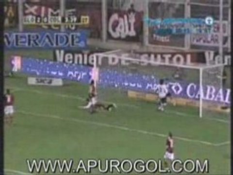 San Lorenzo 3 Colon 0 Goles de Bergessio Barrientos