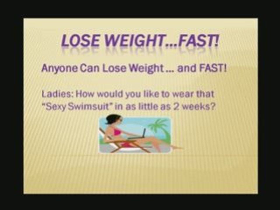 losing weight fast