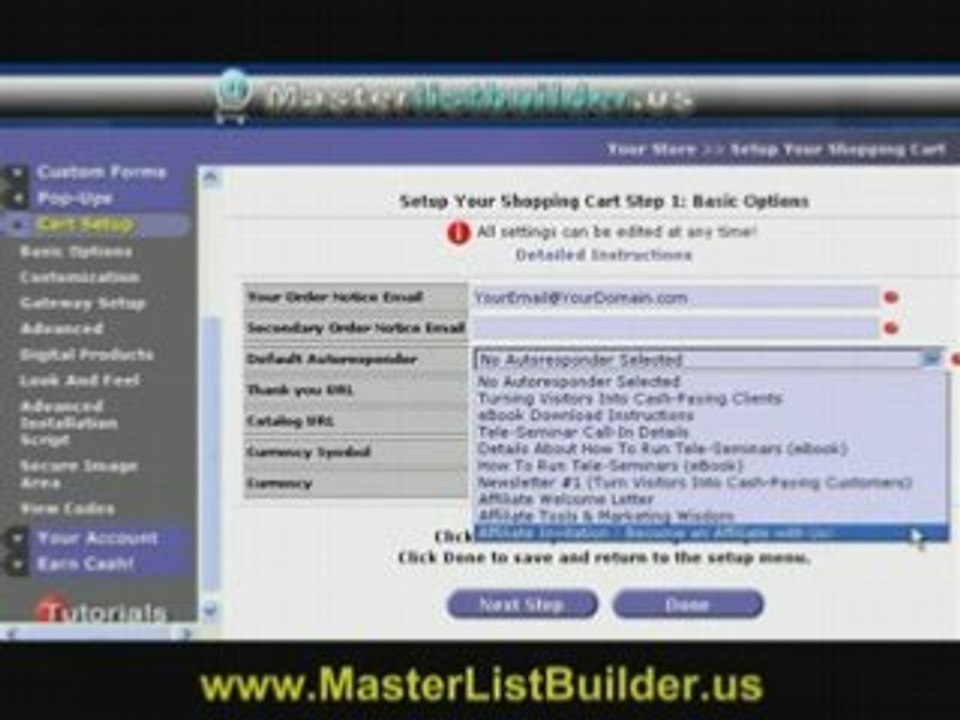 Shopping Cart Software: Basic Setup for Cart Optimization