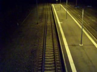 Croisement de TGV en gare de Frouard