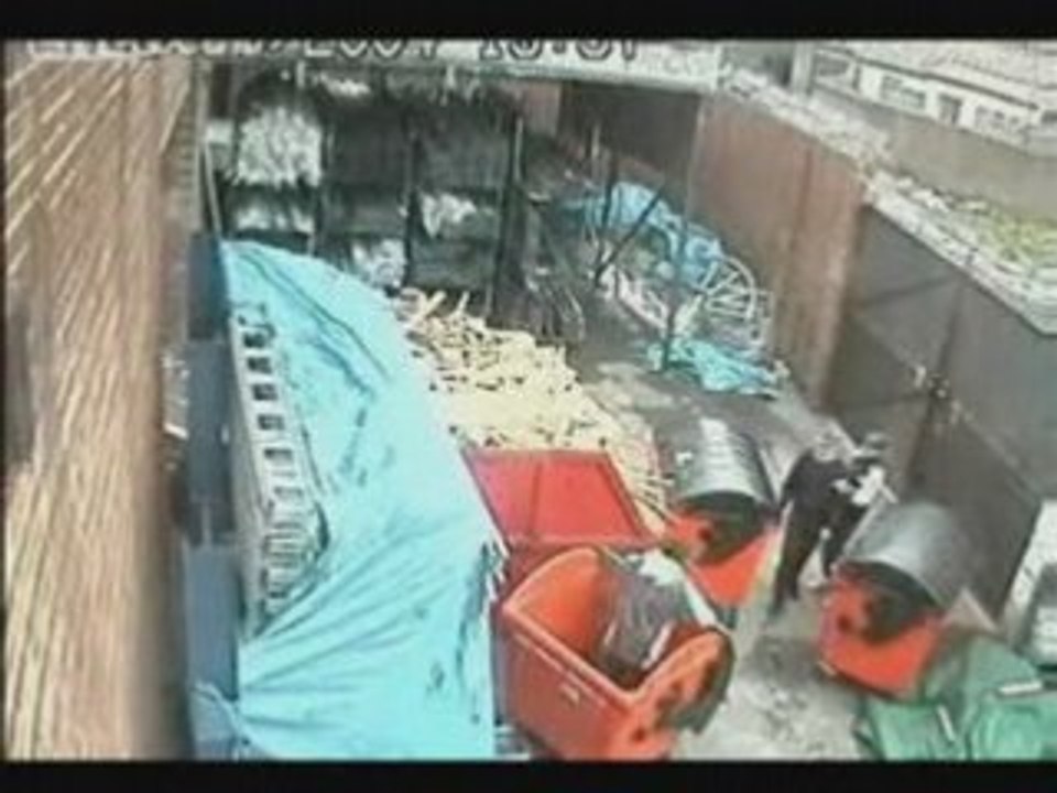 Kid Jumps and Falls Into Dumpster