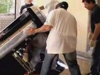 installation du piano Pleyel Voie Lactée à New York