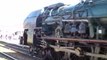 Locomotive à vapeur 241P17 à l'arrivée à Besançon