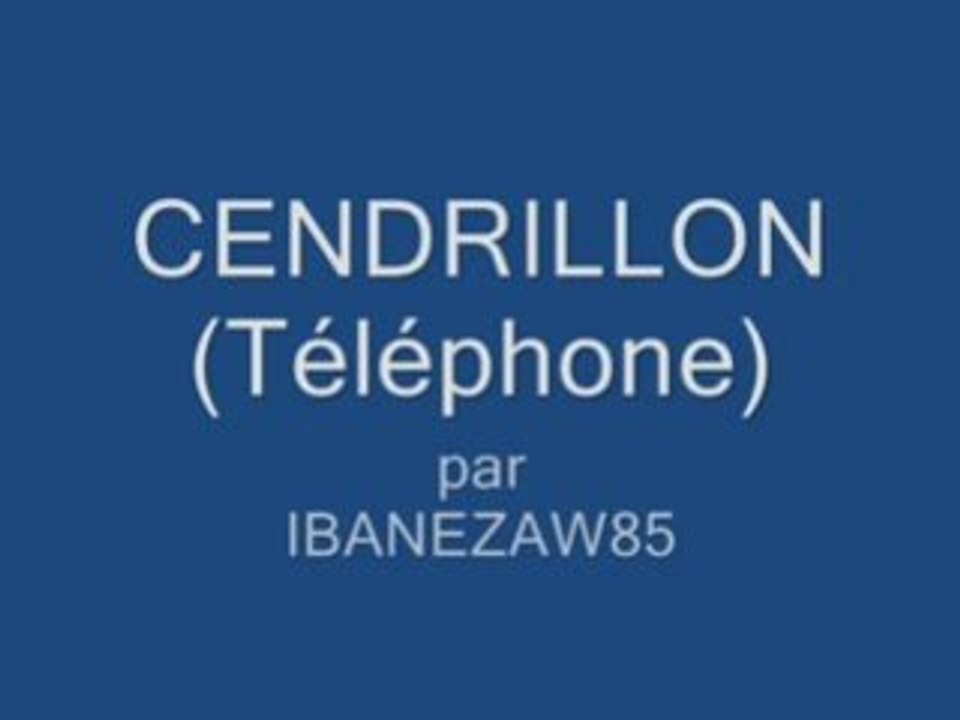 Cendrillon (Téléphone)