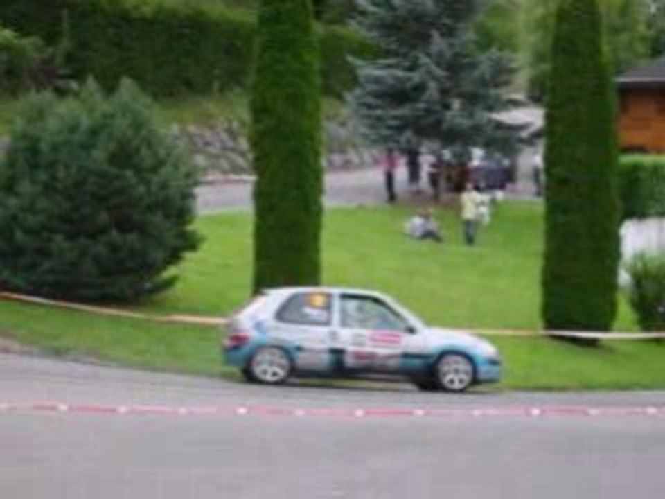 Spéciale du Rallye Mont-blanc 2008