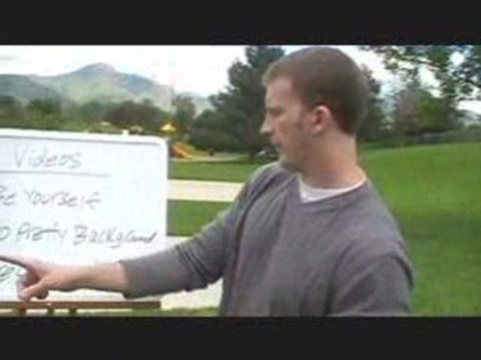 You have to be yourself when you do video marketing?