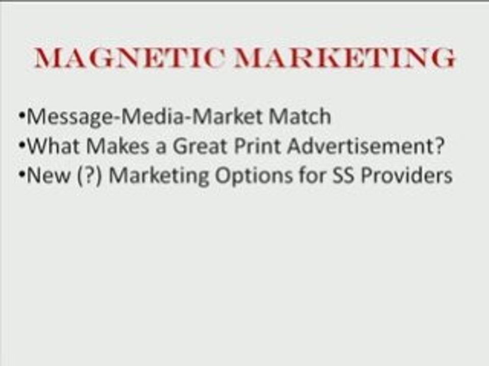 Marketing Home Care Services and Senior Services