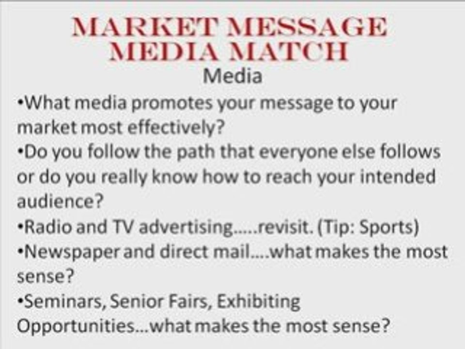 Marketing to Seniors Using the Right Media and Message