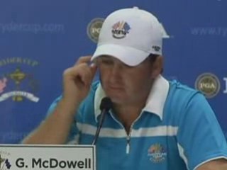 Europe's Ryder Cup players talk about day two