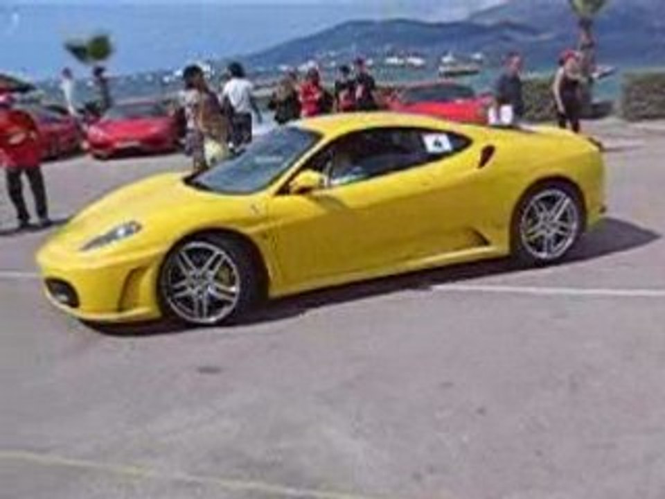 FERRARI PORTICCIO 1er CORSICA FERRARI TOUR AUTO