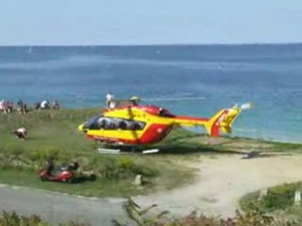 Hélitreuillage Plage Des Grands Sables