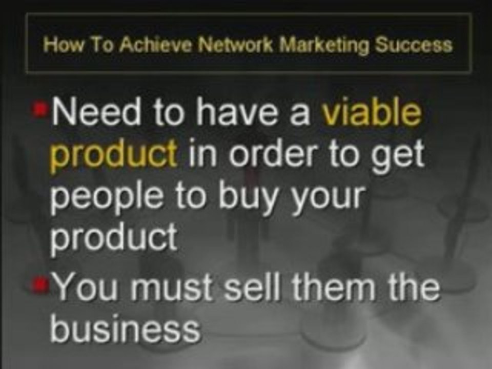 MLM Network Marketing Training