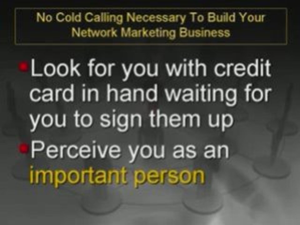 How to caold call for MLM starter